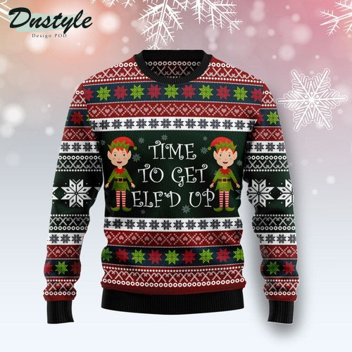 Elf Time Ugly Christmas Sweater