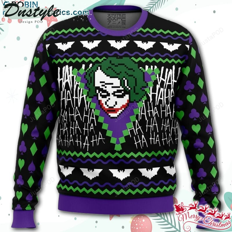 The Joker Ugly Christmas Wool Sweater