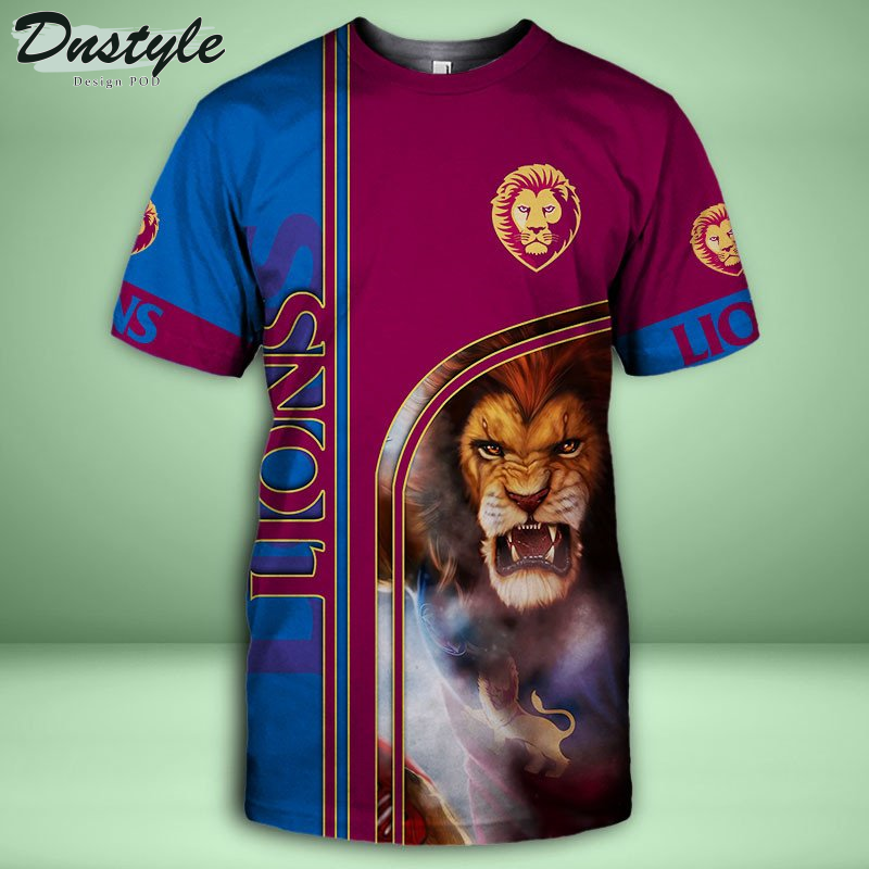 Brisbane Lions 3D Tshirt Hoodie Polo Sweatshirt