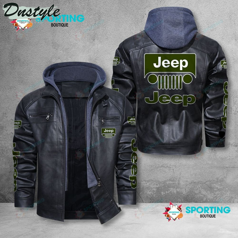 Jeep 2022 Leather Jacket