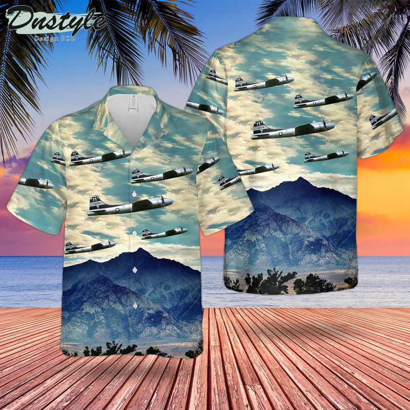 US Air Force Boeing B-17 Flying Fortress Fuddy Duddy Hawaiian Shirt