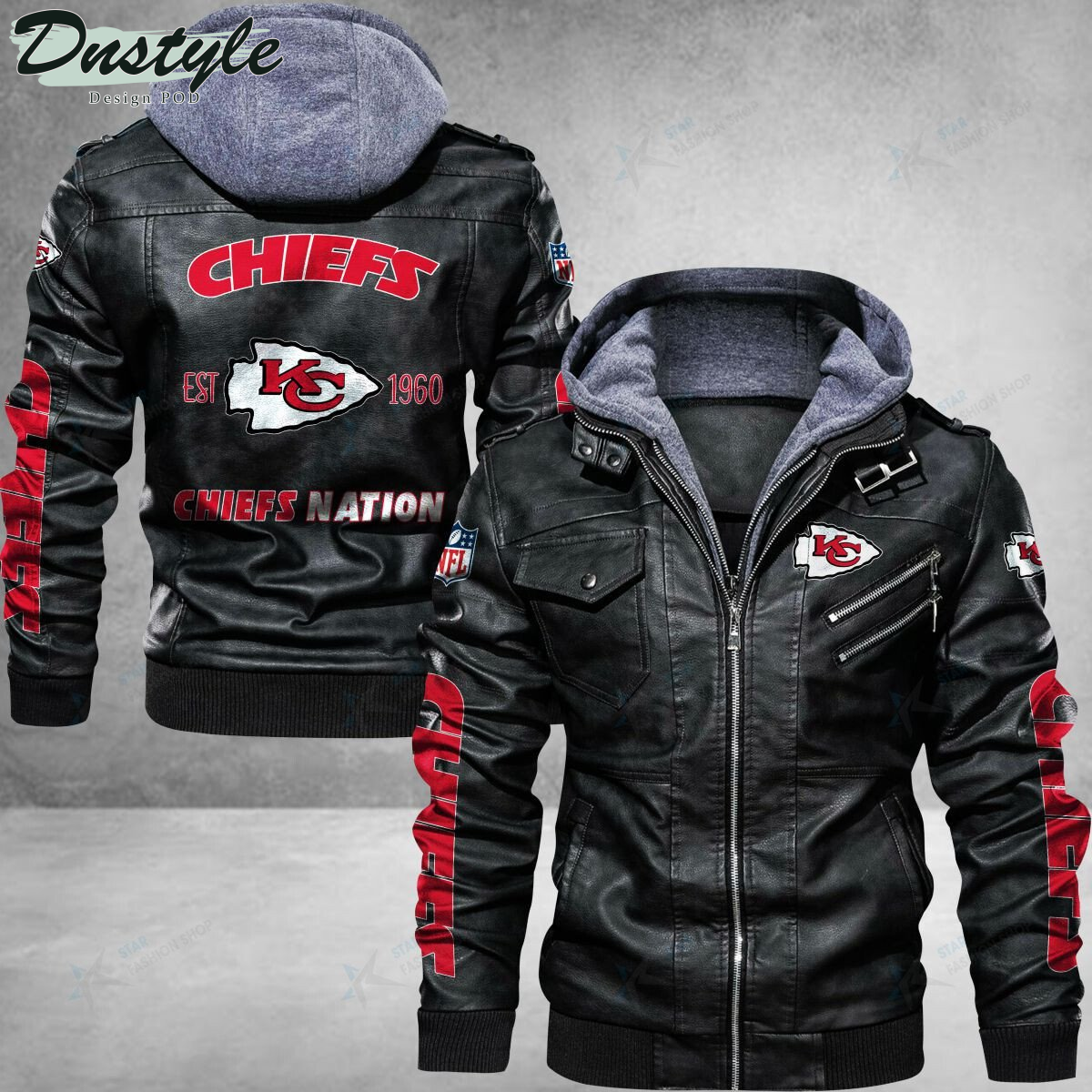 Kansas City Chiefs Nation Leather Jacket