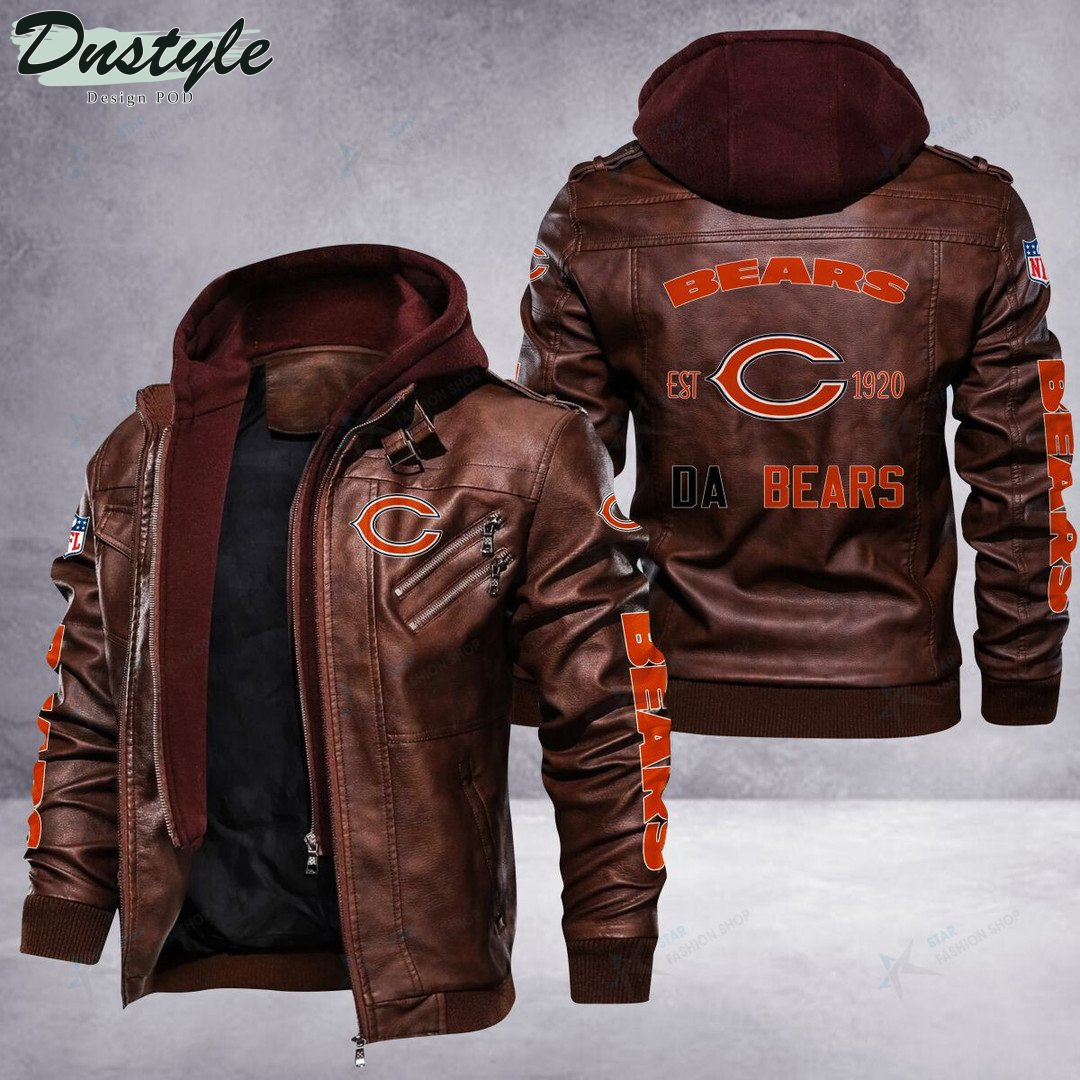 Chicago Bears Da Bears Leather Jacket