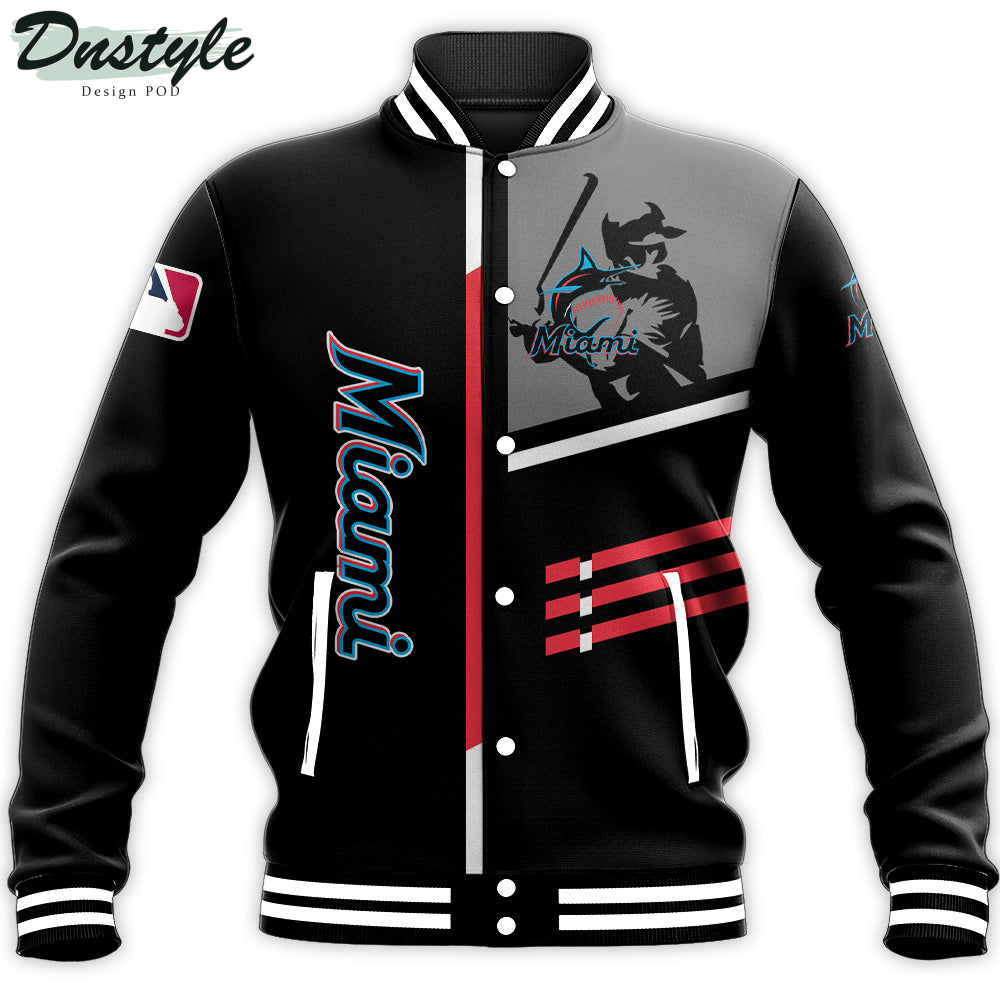 Miami Marlins MLB Personalized Baseball Jacket