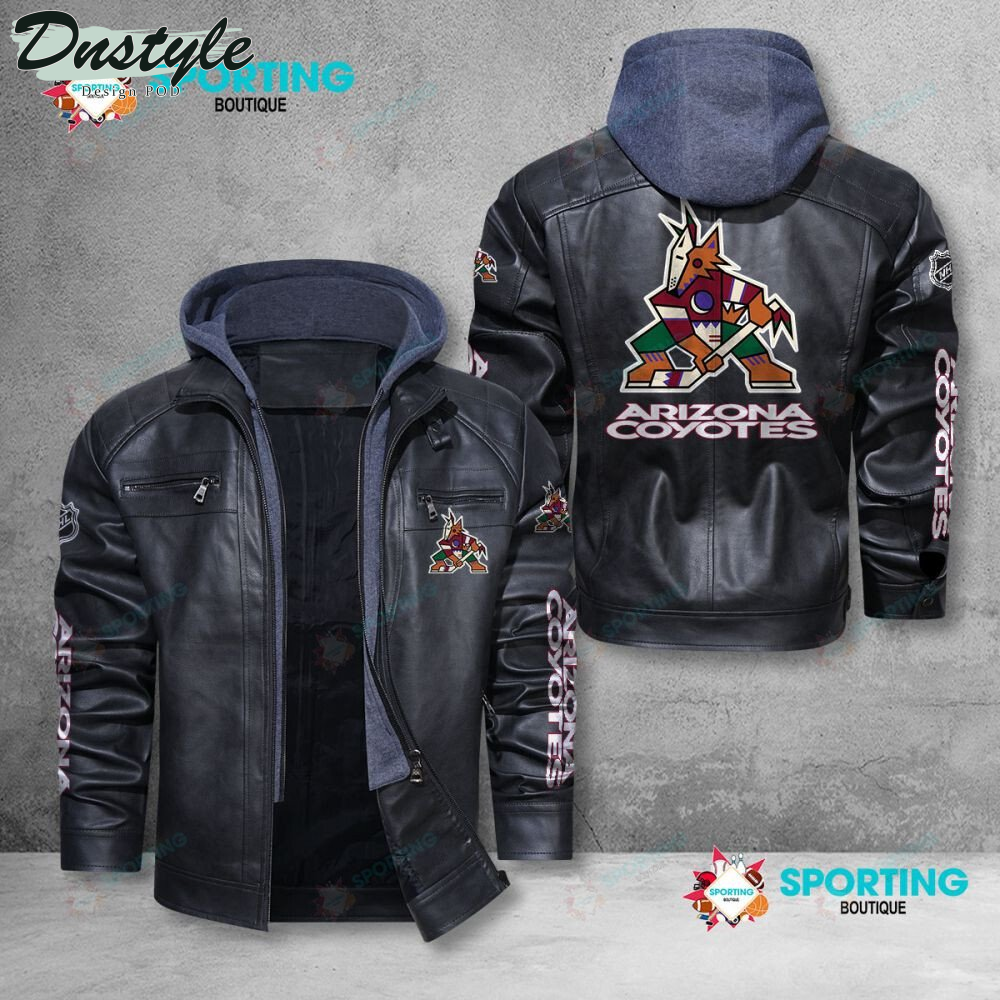 Arizona Coyotes 2022 Leather Jacket