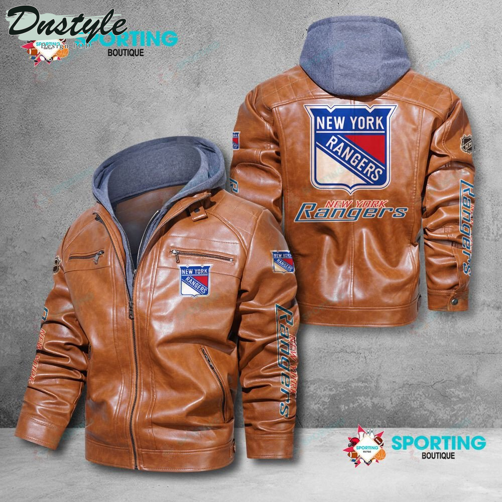 New York Rangers 2022 Leather Jacket