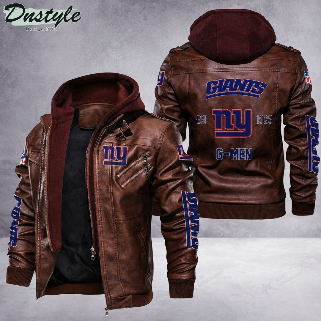 New York Giants G-Men Leather Jacket