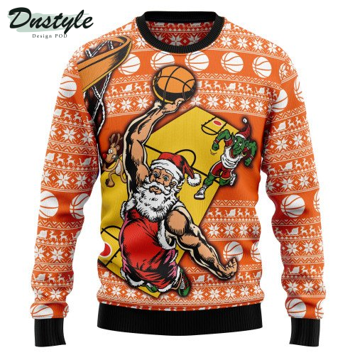 Basketball Ugly Christmas Sweater