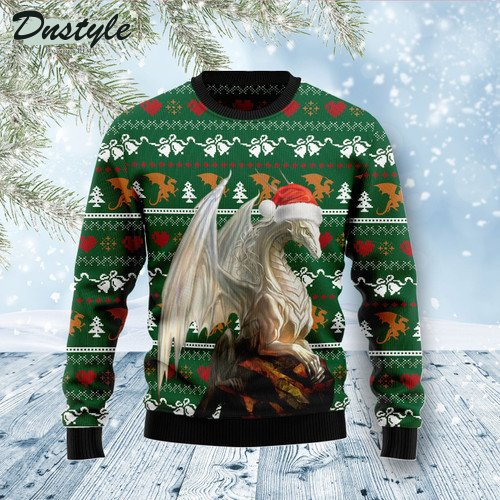 Dragon Nice Ugly Christmas Sweater