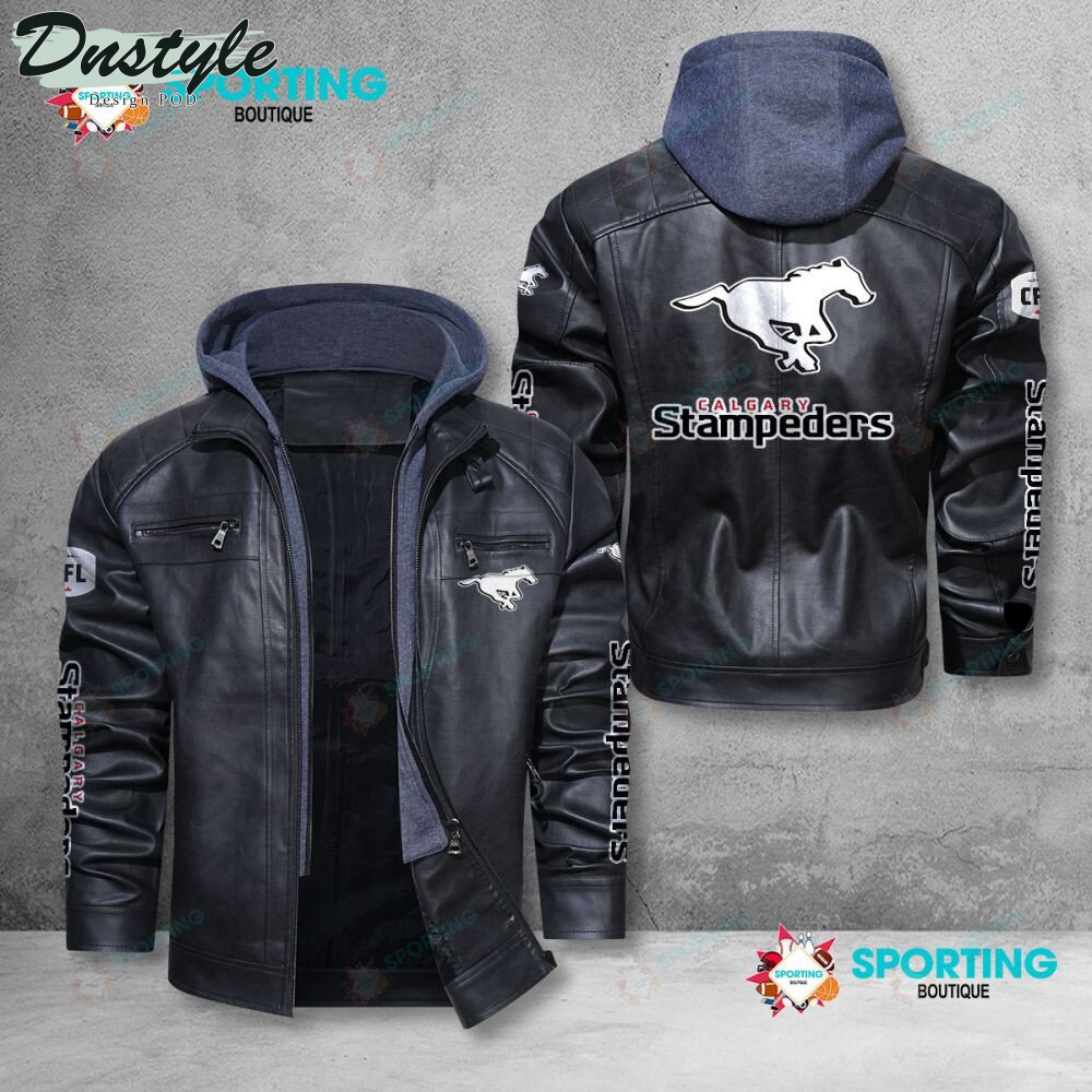 Calgary Stampeders 2022 Leather Jacket