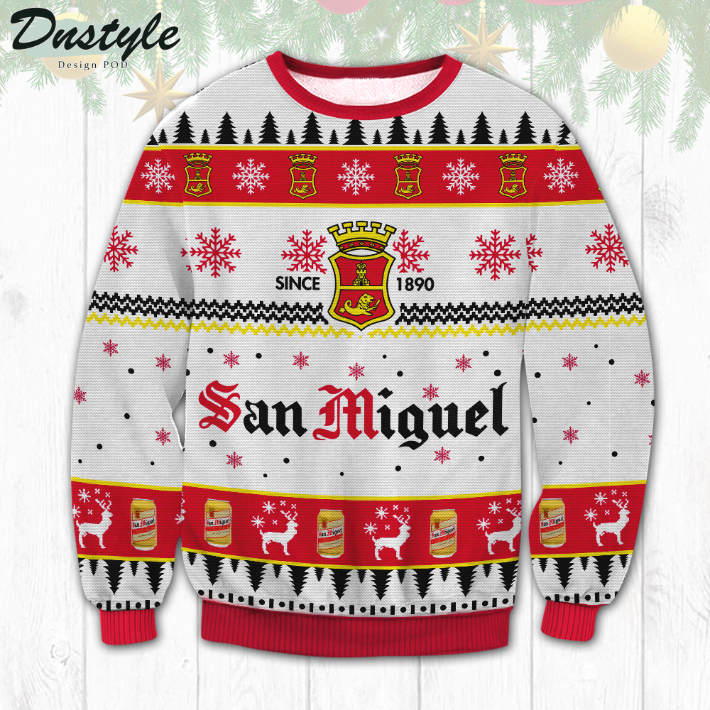 San Miguel Since 1890 Ugly Christmas Sweater