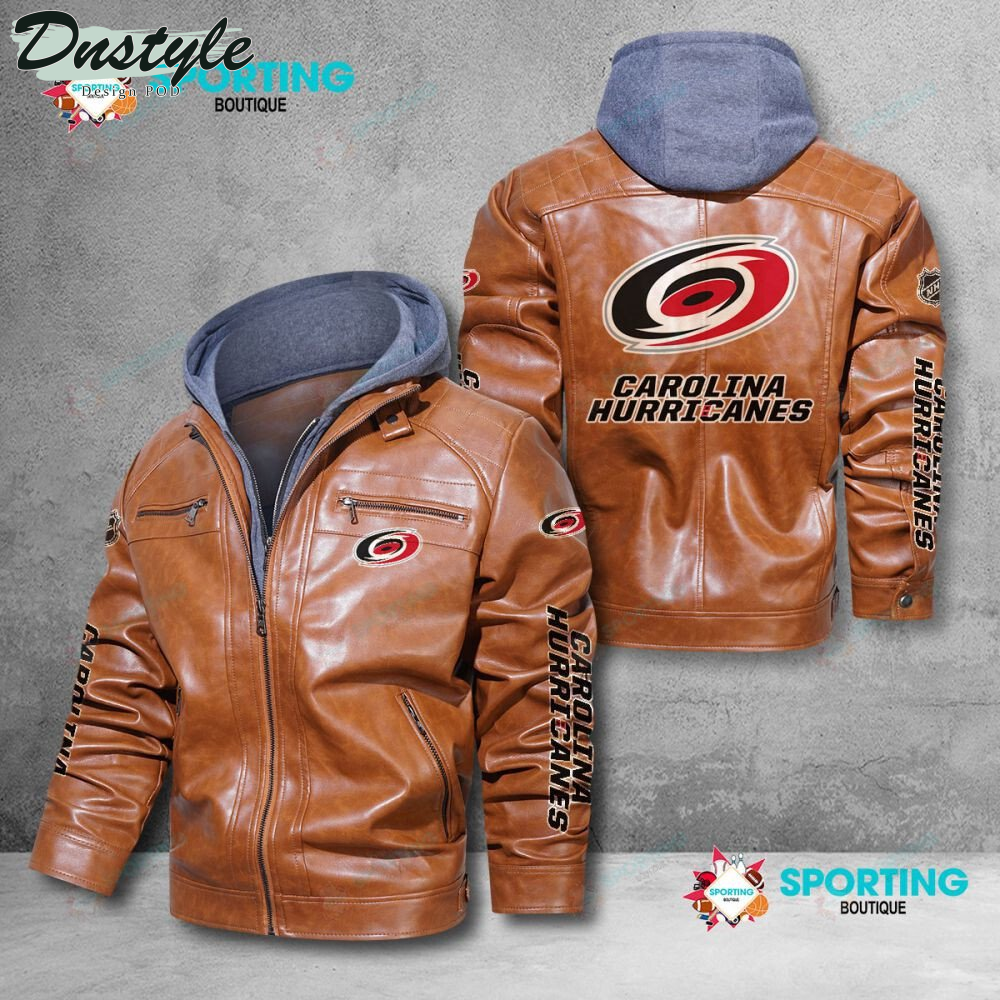 Carolina Hurricanes 2022 Leather Jacket