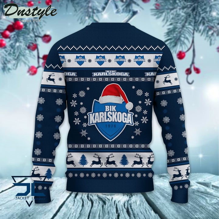 BIK Karlskoga santa hat ugly christmas sweater