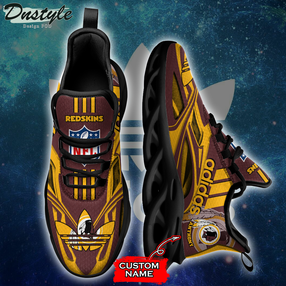 Washington Redskins Adidas Custom Name Max Soul Sneaker