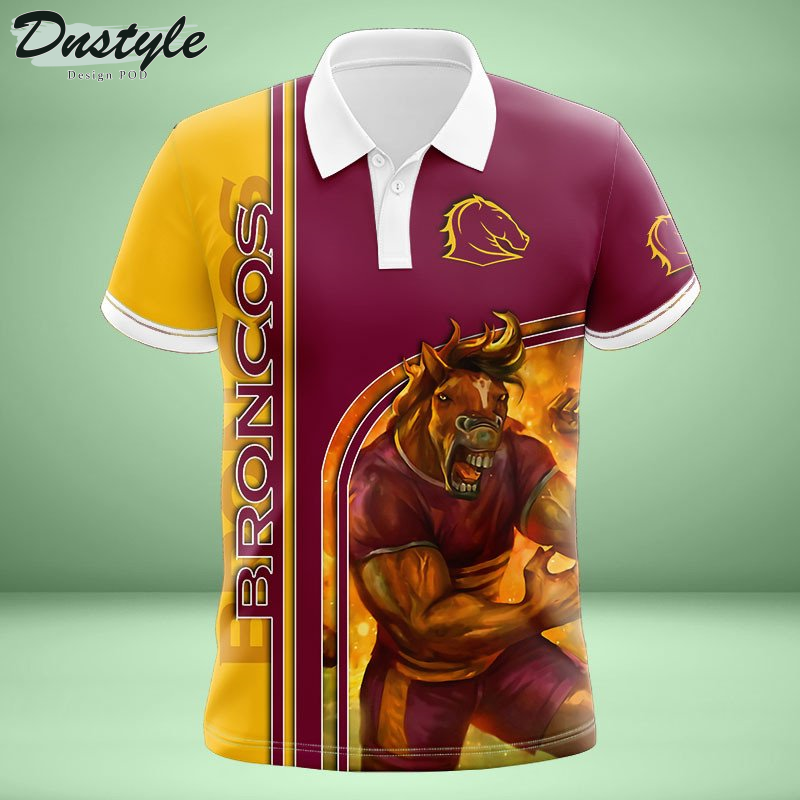 Brisbane Broncos 3D Tshirt Hoodie Polo Sweatshirt