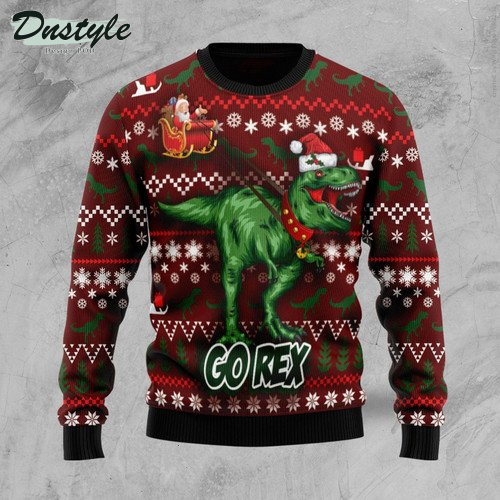 Go Rex Ugly Christmas Sweater