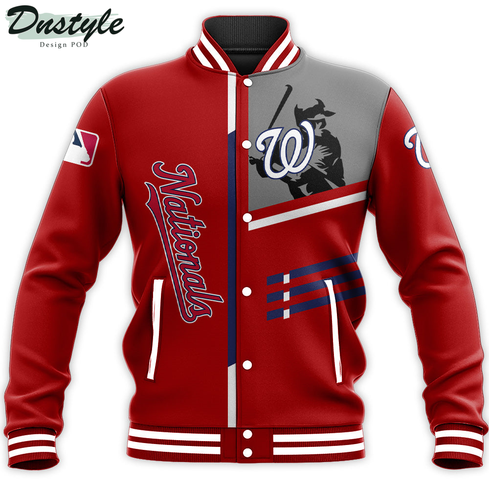 Washington Nationals MLB Personalized Baseball Jacket