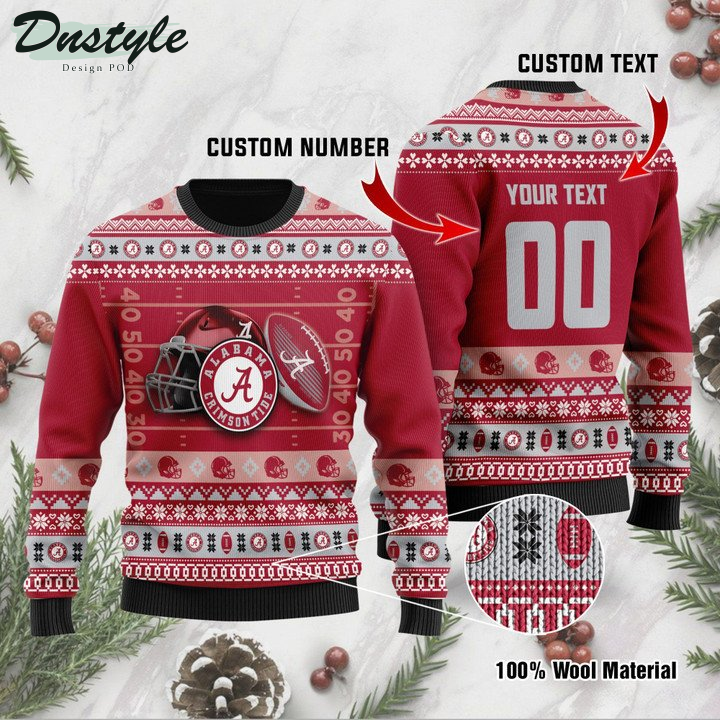 Alabama Crimson Tide Personalized Ugly Sweater