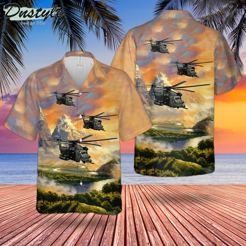 US Air Force MH-53M Pave Low IV Of 21st Special Operations Squadron Hawaiian Shirt
