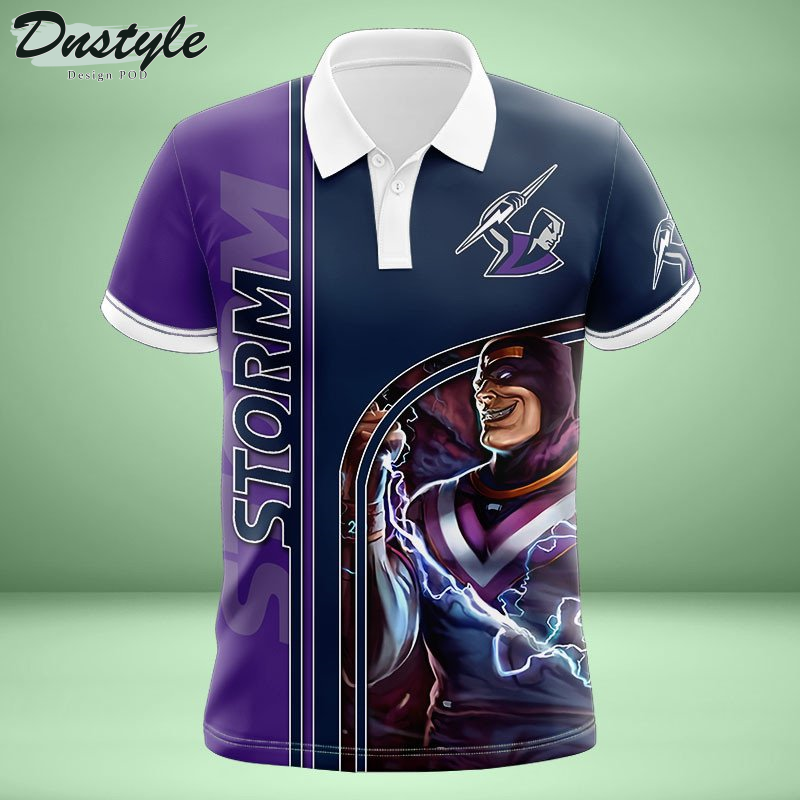 Melbourne Storm 3D Tshirt Hoodie Polo Sweatshirt