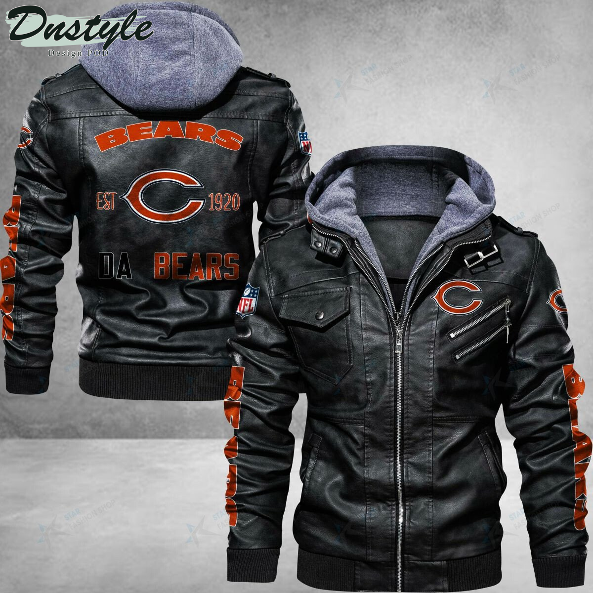 Chicago Bears Da Bears Leather Jacket