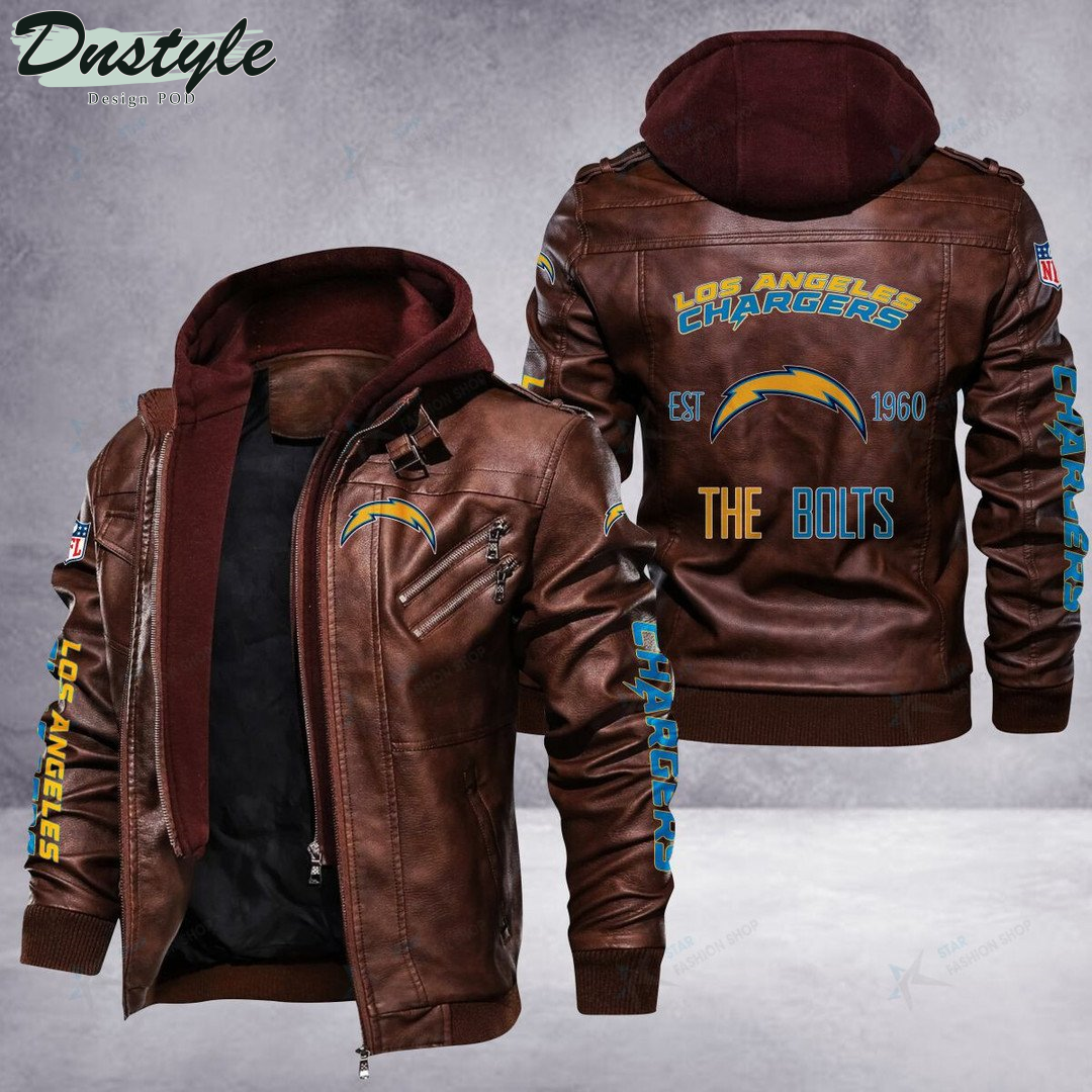 Los Angeles Chargers The Boilts Leather Jacket
