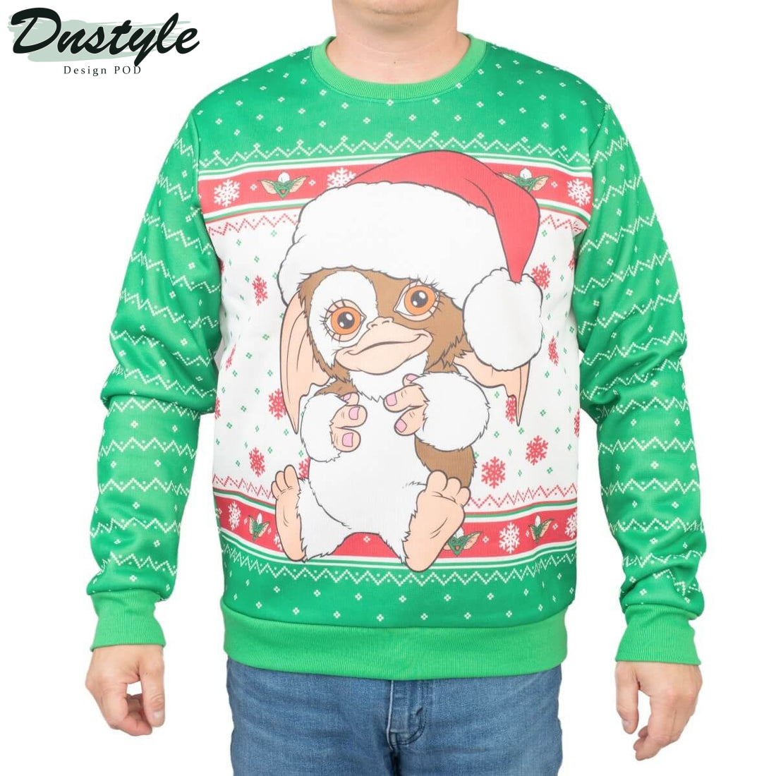 Gremlins Gizmo Santa Ugly Christmas Sweater