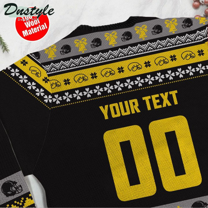 Iowa Hawkeyes Personalized Ugly Sweater