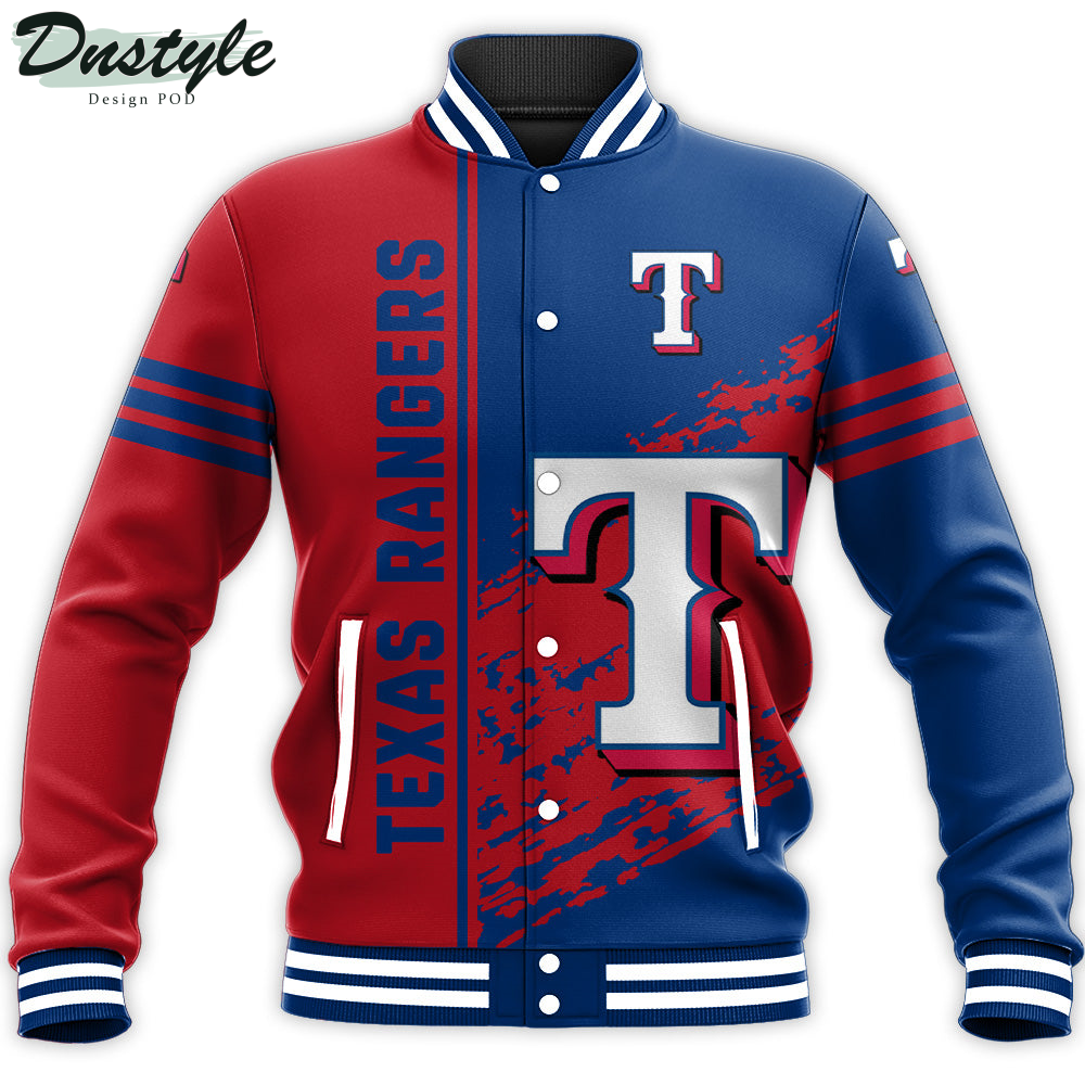 Texas Rangers MLB Quarter Style Baseball Jacket