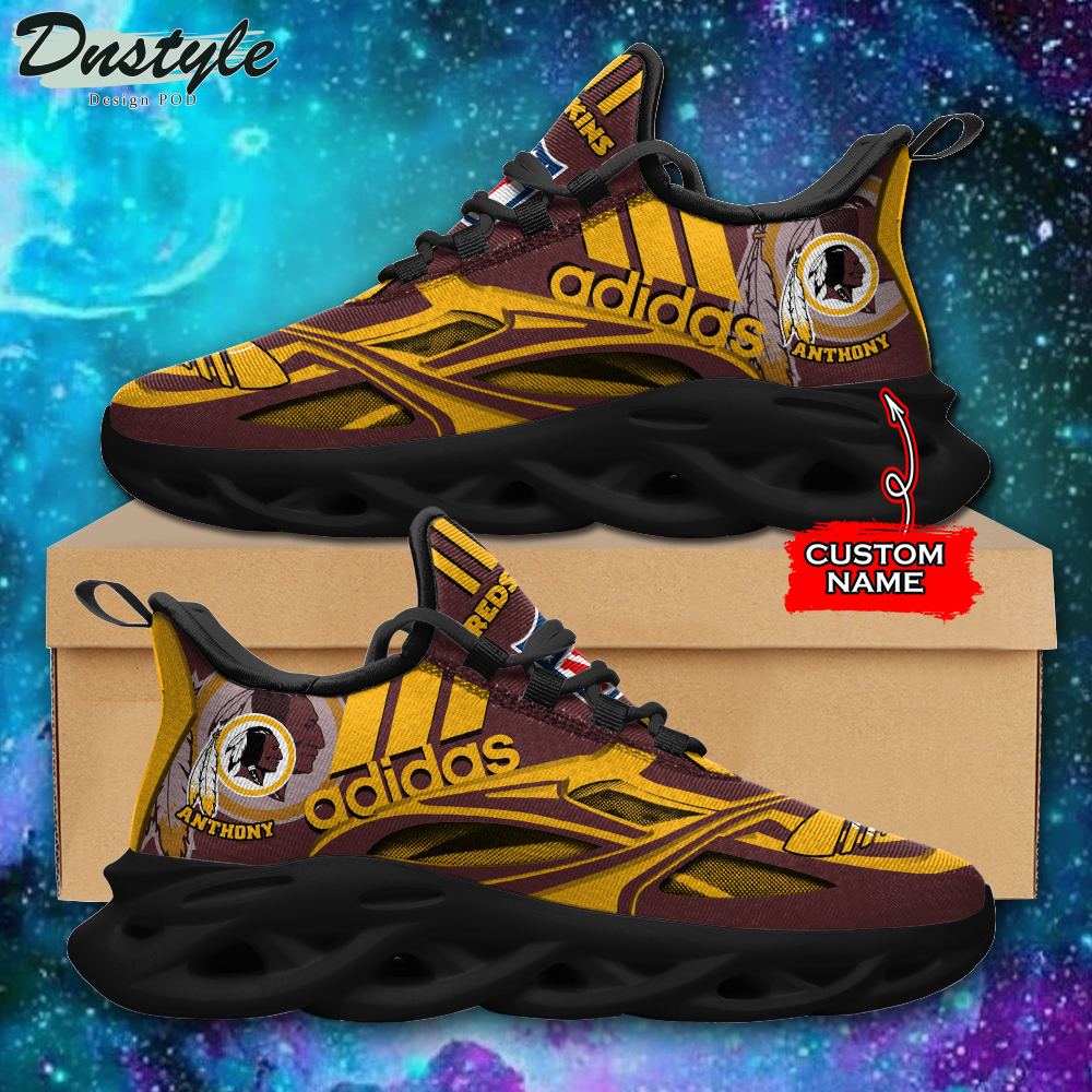 Washington Redskins Adidas Custom Name Max Soul Sneaker