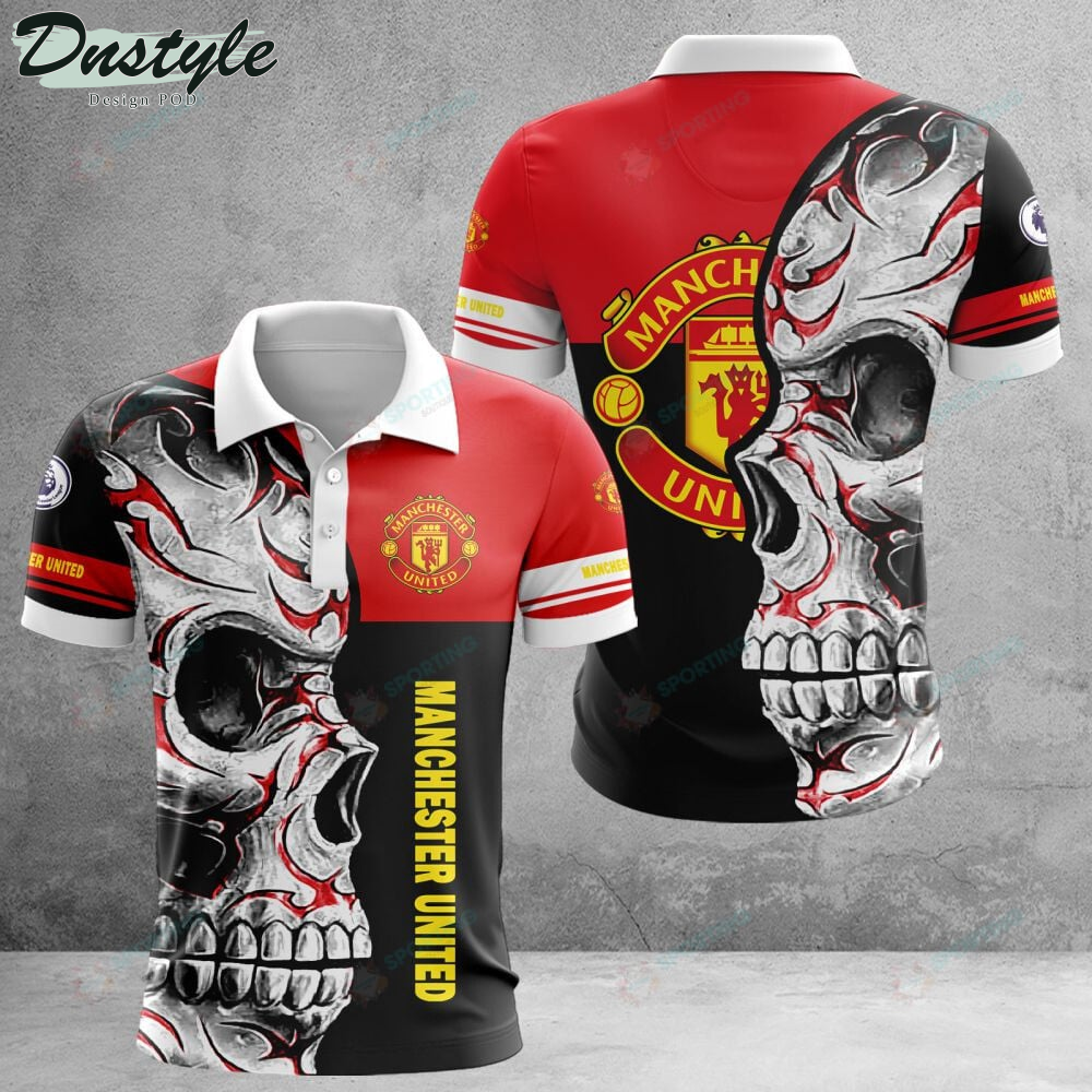 Manchester United Skull Polo Shirt