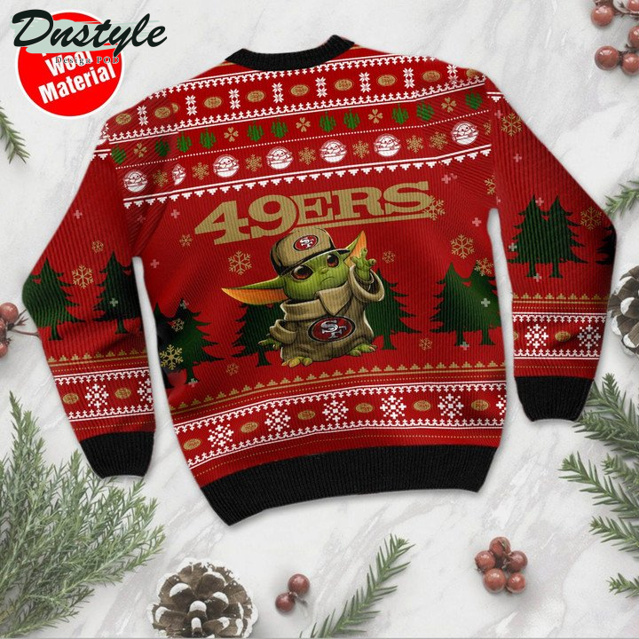 Yoda Baby Love San Francisco 49ers Ugly Sweater