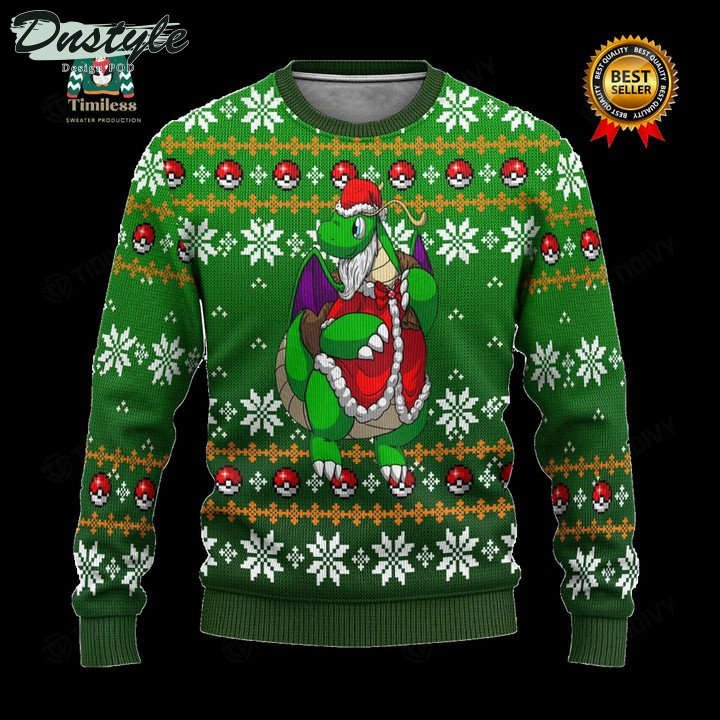 Pokemon Dragonite Movie Ugly Christmas Sweater