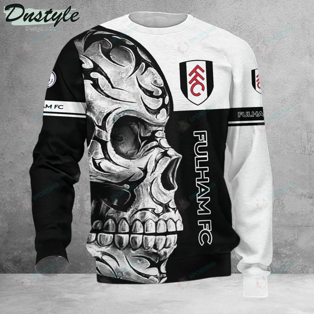 Fulham Skull 3d Hoodie Tshirt