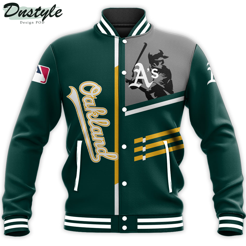 Oakland Athletics MLB Personalized Baseball Jacket