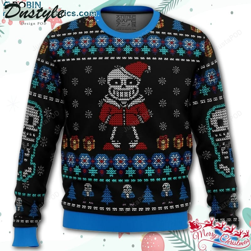 Undertale Sans Ugly Christmas Wool Sweater