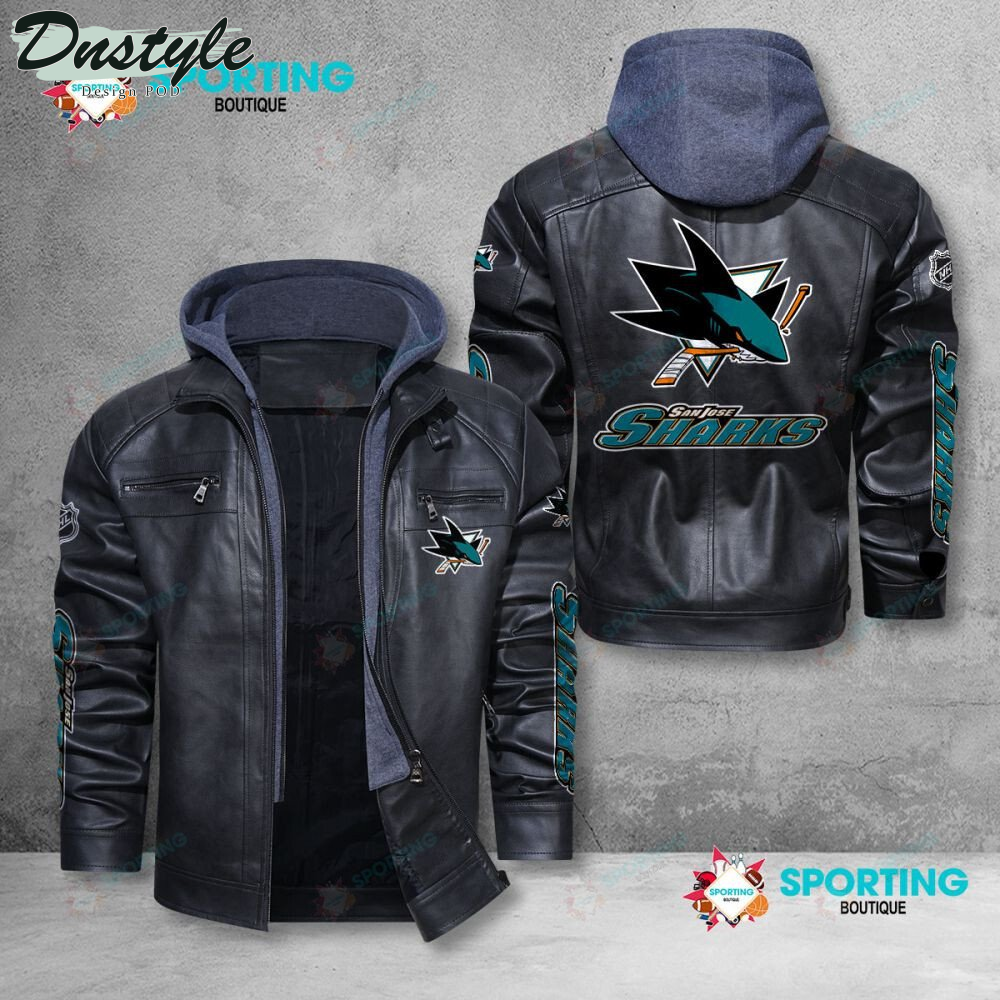 San Jose Sharks 2022 Leather Jacket