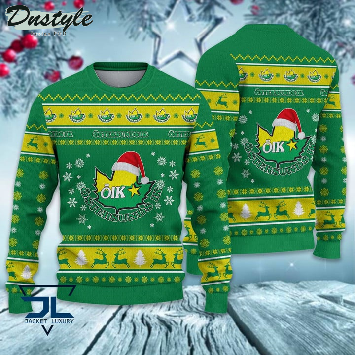 Östersunds IK santa hat ugly christmas sweater