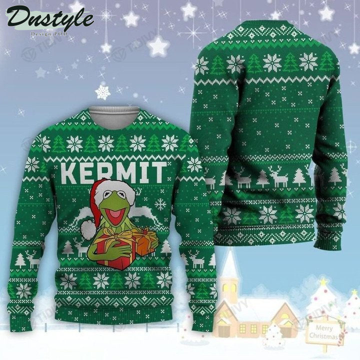 The Muppets Show Kermit The Frog Ugly Christmas Sweater