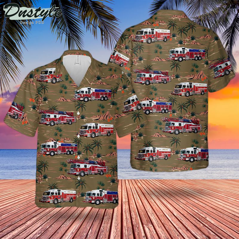 Valdez Alaska Valdez Fire Department Hawaiian Shirt