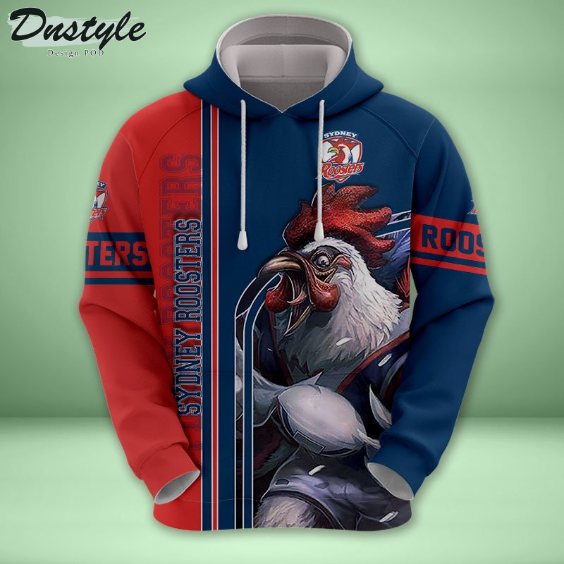 Sydney Roosters 3D Tshirt Hoodie Polo Sweatshirt