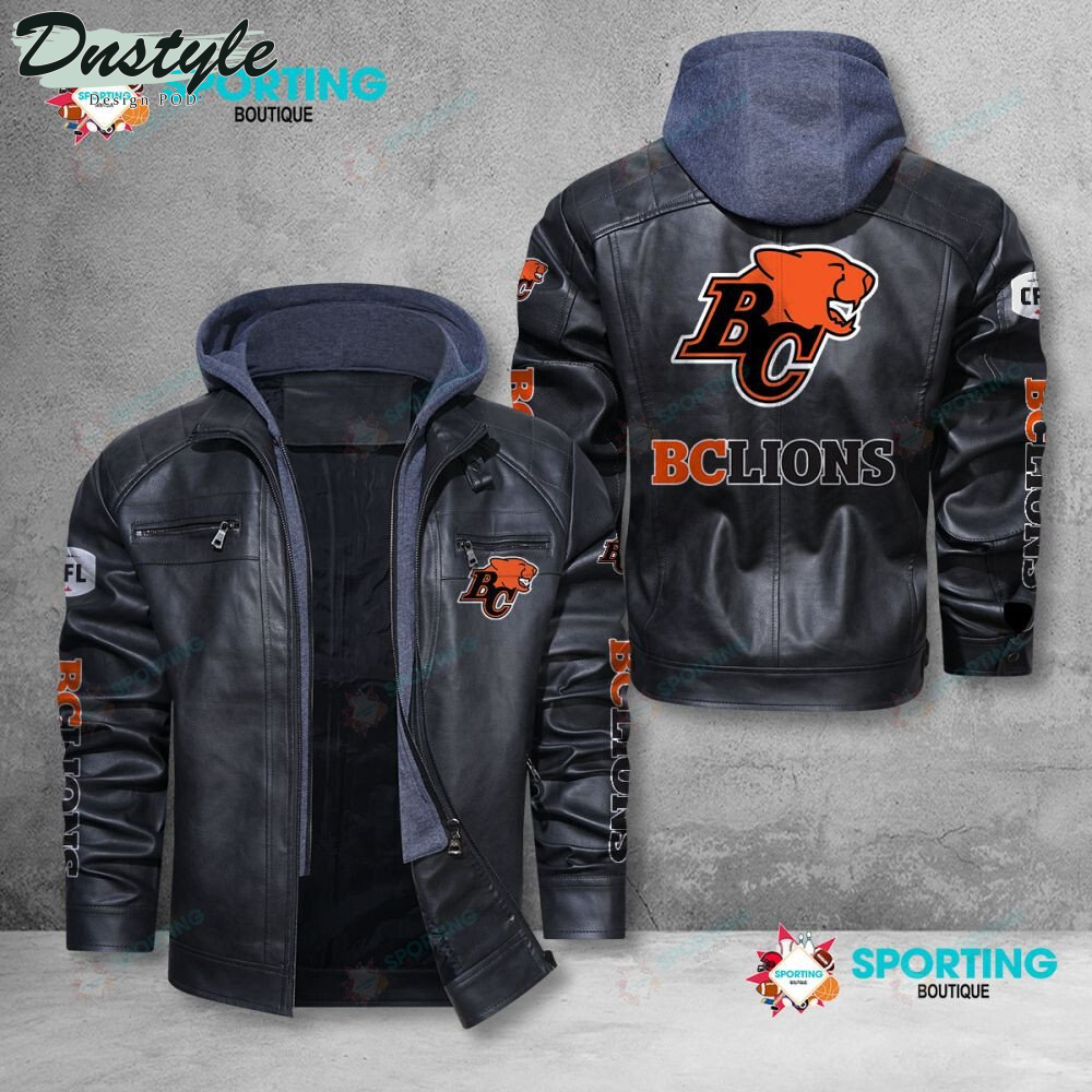 BC Lions 2022 Leather Jacket