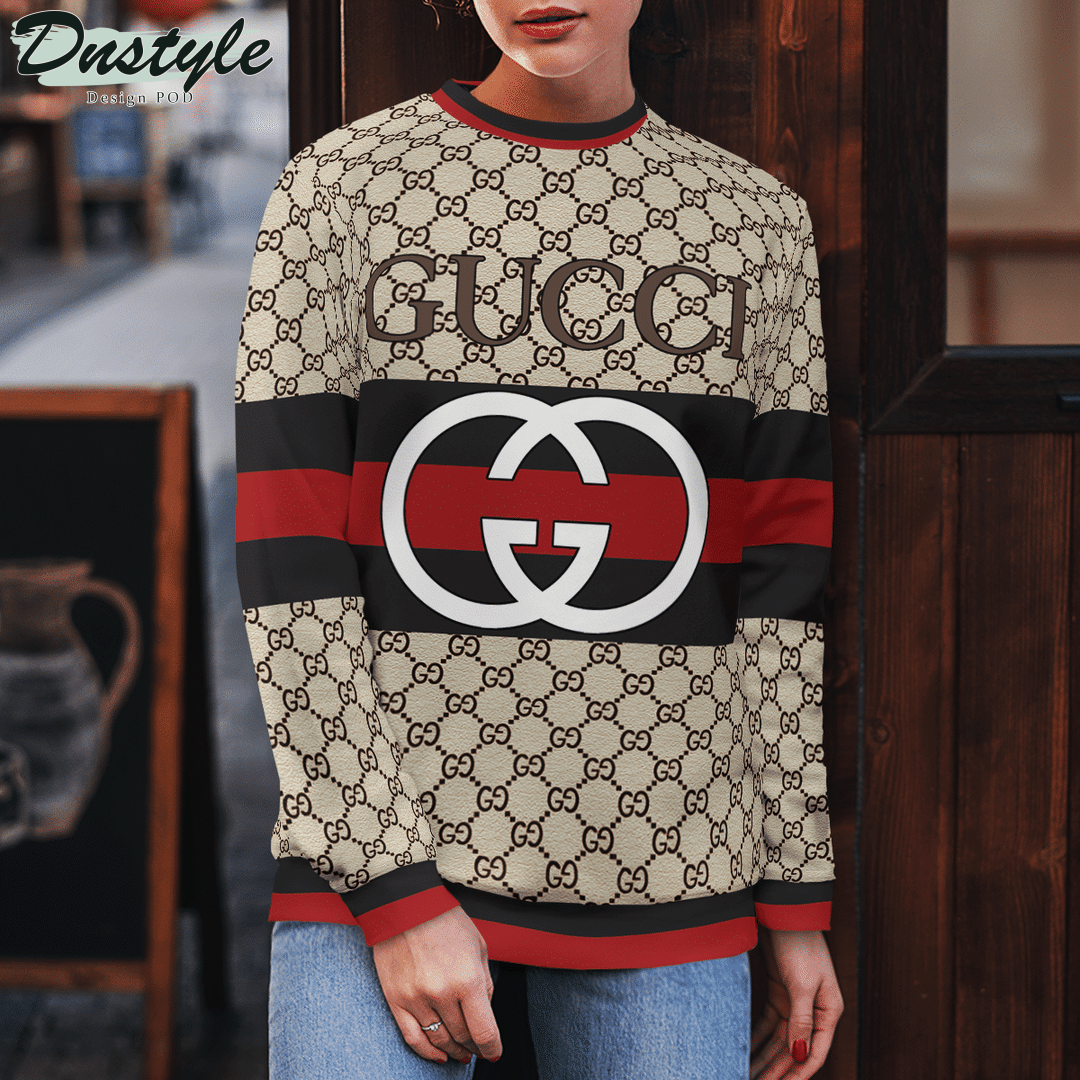 Gucci Cream ugly sweater and legging