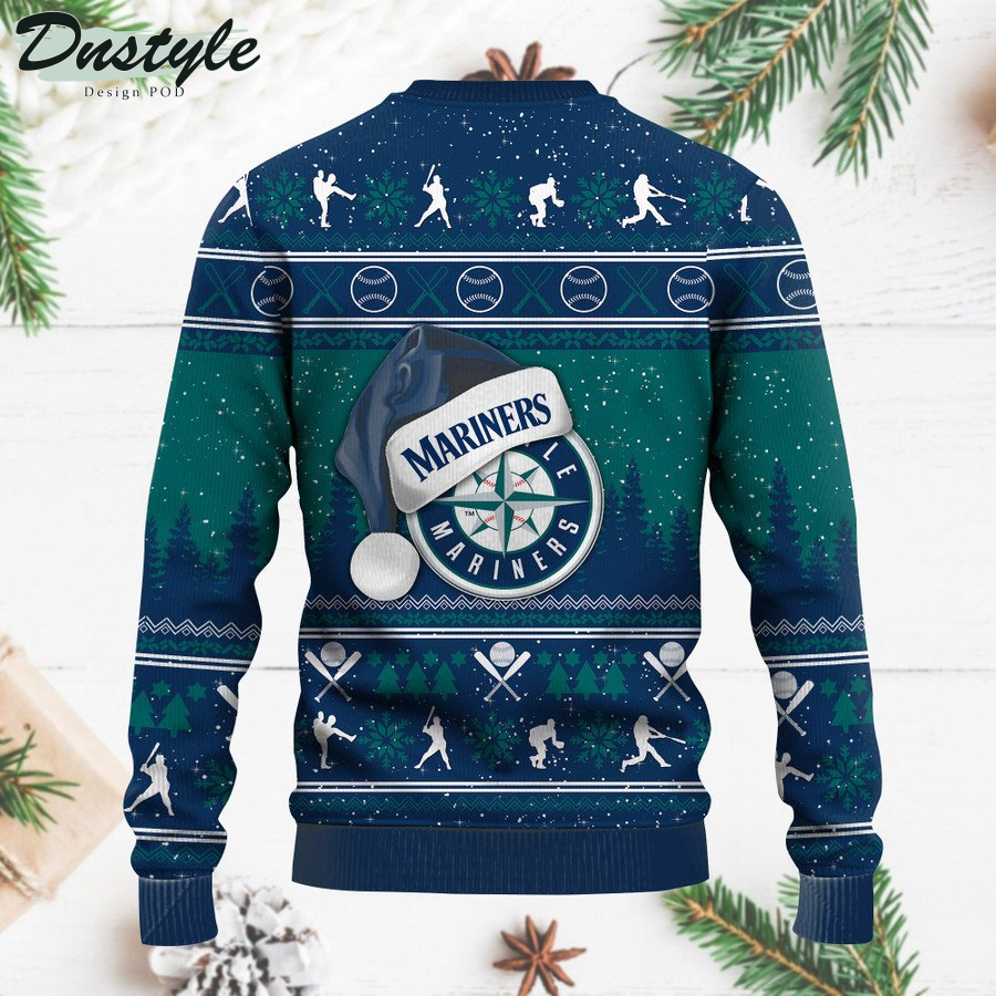 Seattle Mariners MLB ugly christmas sweater