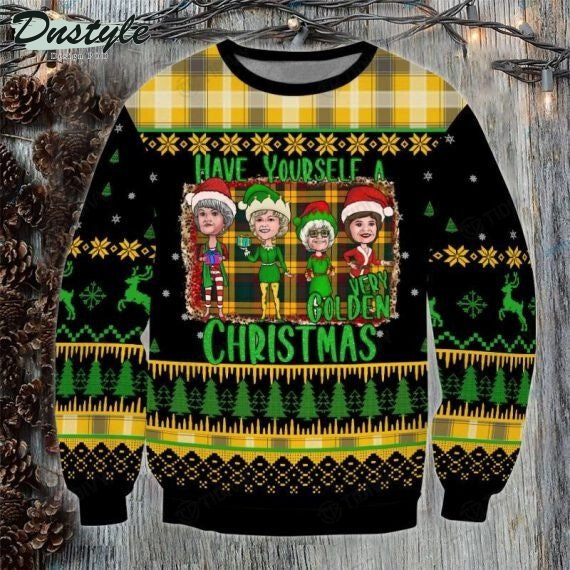 The Golden Girls Lover Have Your Self A Very Golden Ugly Christmas Sweater
