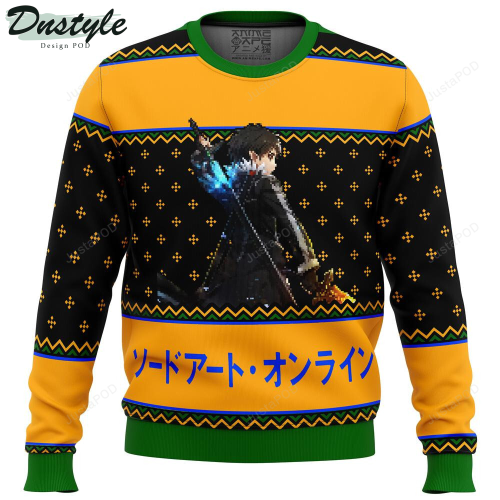 Sword Art Online Beater Premium Ugly Christmas Wool Sweater