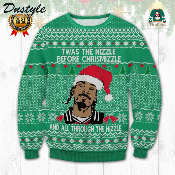 Snoop Dogg Twas The Nizzle Before Ugly Christmas Sweater