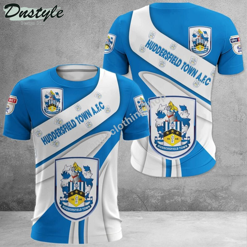 Huddersfield Town A.F.C 3d all over printed hoodie tshirt