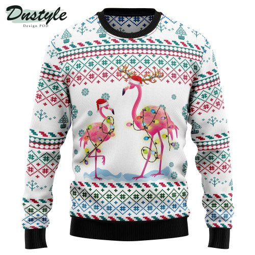 Flamingo Christmas Reunion Ugly Christmas Sweater