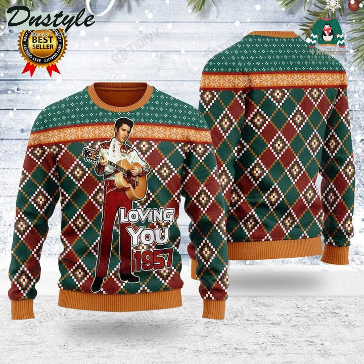 Elvis Presley Loving You 1957 Long Live The King Elvis 2022 Ugly Christmas Sweater